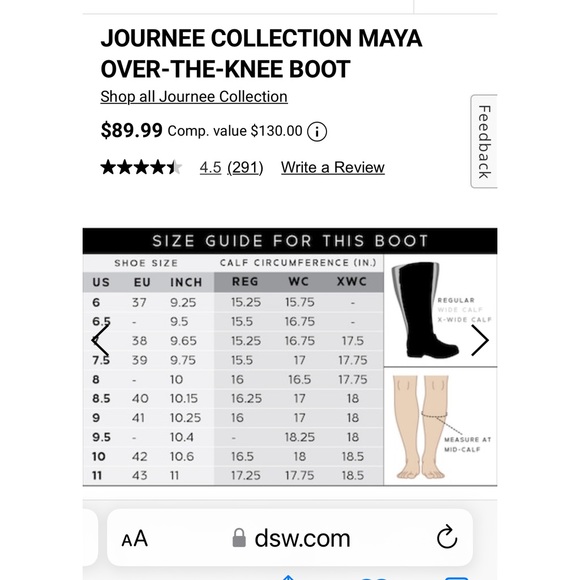 Journey Collection Maya Over The Knee Black Suede Boots - Picture 11 of 12